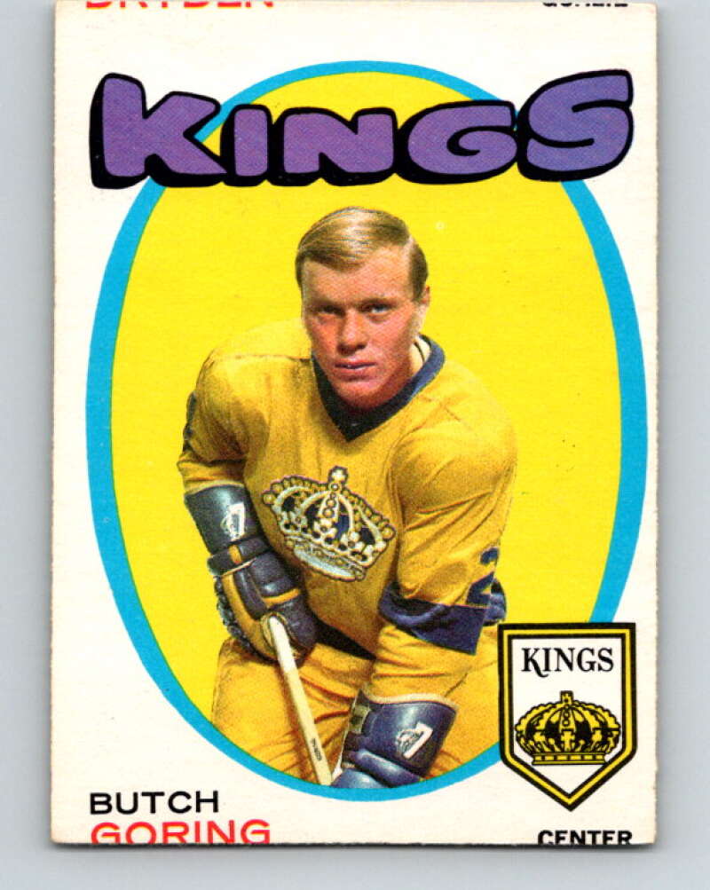 1971-72 O-Pee-Chee #152 Butch Goring  RC Rookie Los Angeles Kings  V9401