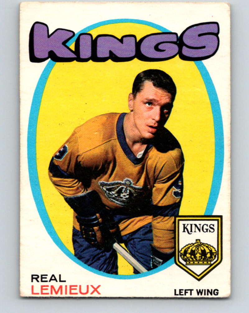 1971-72 O-Pee-Chee #154 Real Lemieux  Los Angeles Kings  V9411