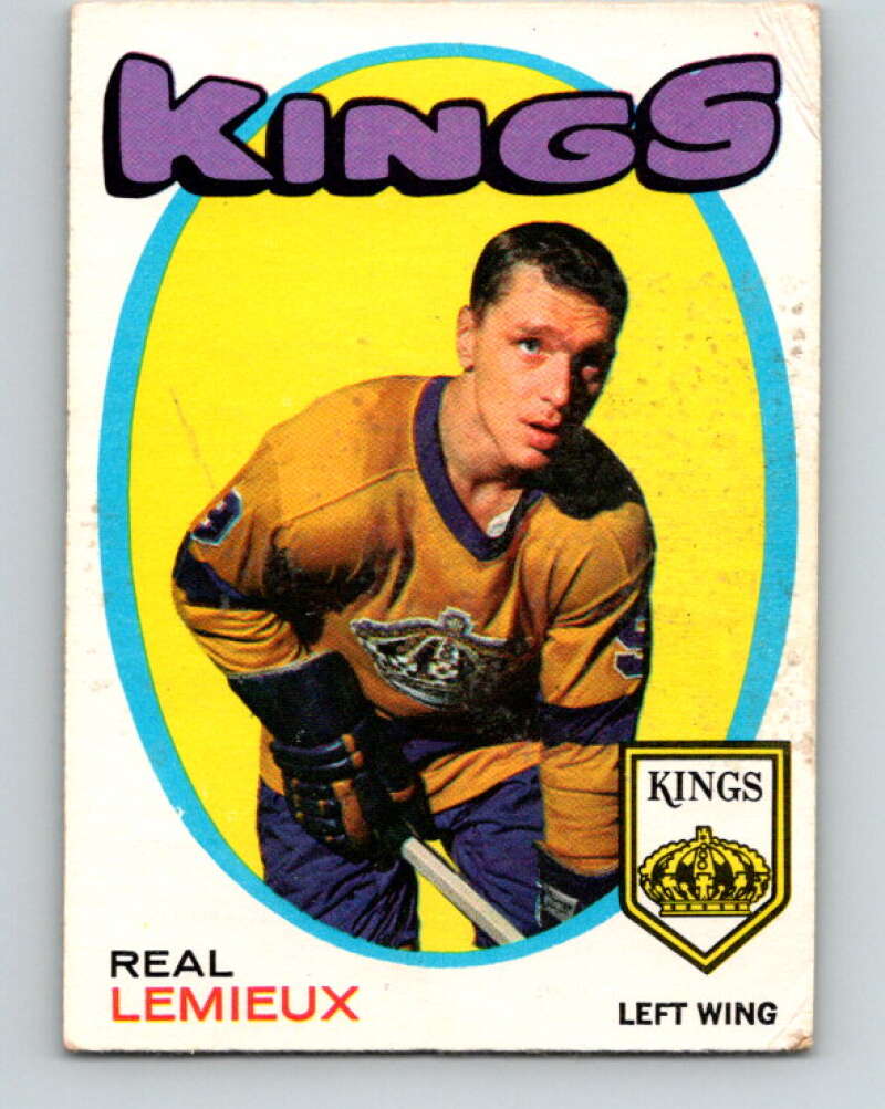 1971-72 O-Pee-Chee #154 Real Lemieux  Los Angeles Kings  V9412