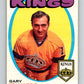 1971-72 O-Pee-Chee #155 Gary Edwards  RC Rookie Los Angeles Kings  V9413