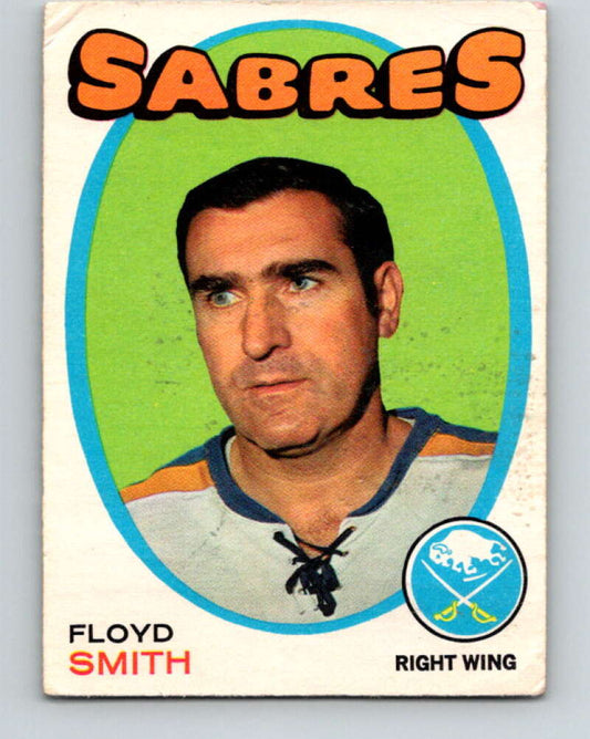 1971-72 O-Pee-Chee #158 Floyd Smith  Buffalo Sabres  V9429