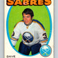 1971-72 O-Pee-Chee #159 Dave Dryden  Buffalo Sabres  V9432