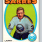 1971-72 O-Pee-Chee #168 Larry Hillman  Buffalo Sabres  V9467