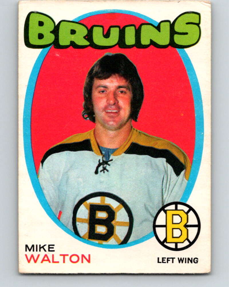 1971-72 O-Pee-Chee #171 Mike Walton  Boston Bruins  V9476