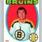 1971-72 O-Pee-Chee #172 Ed Johnston  Boston Bruins  V9482
