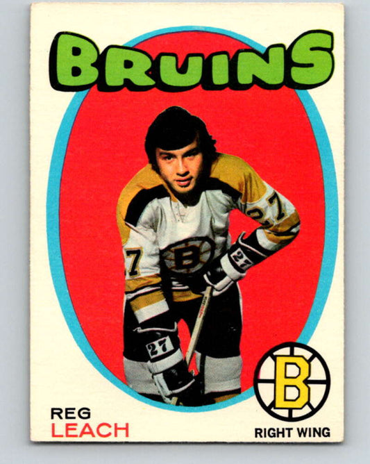 1971-72 O-Pee-Chee #175 Reggie Leach  RC Rookie Boston Bruins  V9490