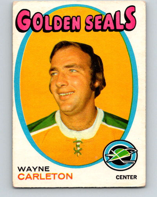 1971-72 O-Pee-Chee #178 Wayne Carleton  California Golden Seals  V9509