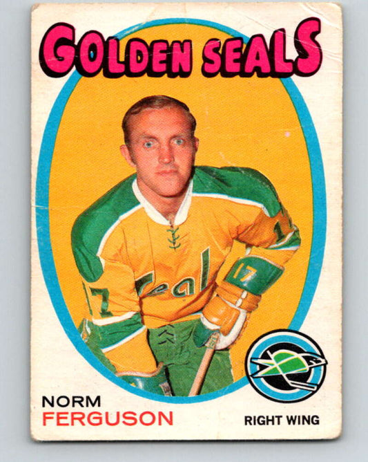 1971-72 O-Pee-Chee #179 Norm Ferguson  California Golden Seals  V9519