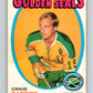 1971-72 O-Pee-Chee #184 Craig Patrick  RC Rookie California Golden Seals  V9533