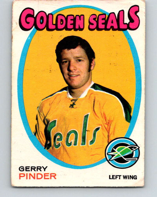 1971-72 O-Pee-Chee #185 Gerry Pinder  California Golden Seals  V9537