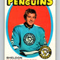 1971-72 O-Pee-Chee #190 Sheldon Kannegiesser  RC Rookie Pittsburgh Penguins  V9564