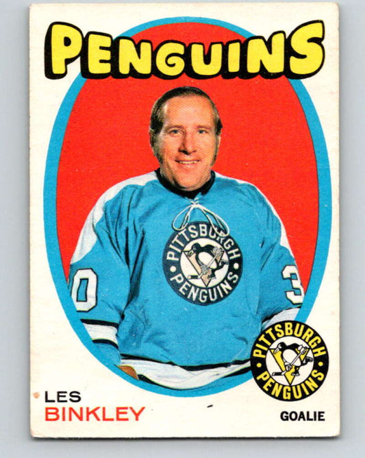 1971-72 O-Pee-Chee #192 Les Binkley  Pittsburgh Penguins  V9573