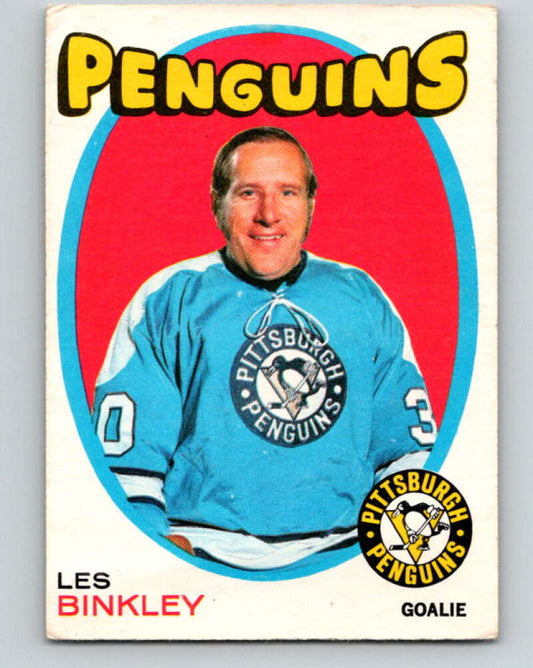 1971-72 O-Pee-Chee #192 Les Binkley  Pittsburgh Penguins  V9574