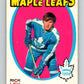 1971-72 O-Pee-Chee #194 Rick Ley  Toronto Maple Leafs  V9580