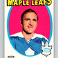 1971-72 O-Pee-Chee #196 Bob Baun  Toronto Maple Leafs  V9589