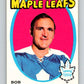1971-72 O-Pee-Chee #196 Bob Baun  Toronto Maple Leafs  V9590