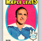 1971-72 O-Pee-Chee #196 Bob Baun  Toronto Maple Leafs  V9592
