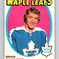 1971-72 O-Pee-Chee #198 Brian Spencer  RC Rookie Toronto Maple Leafs  V9594