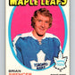 1971-72 O-Pee-Chee #198 Brian Spencer  RC Rookie Toronto Maple Leafs  V9596
