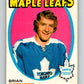 1971-72 O-Pee-Chee #198 Brian Spencer  RC Rookie Toronto Maple Leafs  V9597