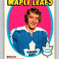 1971-72 O-Pee-Chee #198 Brian Spencer  RC Rookie Toronto Maple Leafs  V9599
