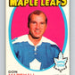 1971-72 O-Pee-Chee #199 Don Marshall  Toronto Maple Leafs  V9601