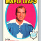 1971-72 O-Pee-Chee #199 Don Marshall  Toronto Maple Leafs  V9602