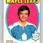 1971-72 O-Pee-Chee #200 Denis Dupere  RC Rookie Toronto Maple Leafs  V9612