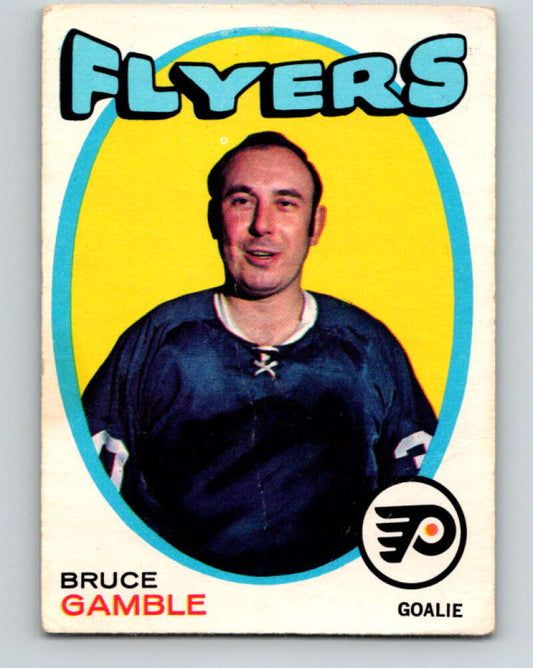 1971-72 O-Pee-Chee #201 Bruce Gamble  Philadelphia Flyers  V9614