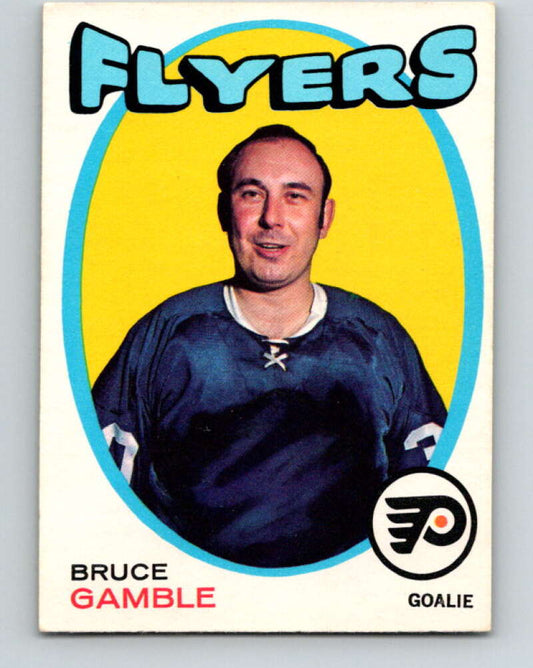 1971-72 O-Pee-Chee #201 Bruce Gamble  Philadelphia Flyers  V9618