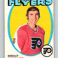 1971-72 O-Pee-Chee #205 Brent Hughes  Philadelphia Flyers  V9631