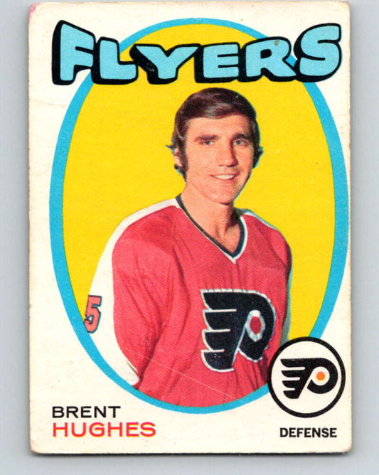 1971-72 O-Pee-Chee #205 Brent Hughes  Philadelphia Flyers  V9631