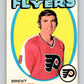 1971-72 O-Pee-Chee #205 Brent Hughes  Philadelphia Flyers  V9632