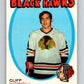 1971-72 O-Pee-Chee #209 Cliff Koroll  Chicago Blackhawks  V9644