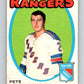 1971-72 O-Pee-Chee #217 Pete Stemkowski  New York Rangers  V9669