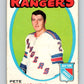 1971-72 O-Pee-Chee #217 Pete Stemkowski  New York Rangers  V9672