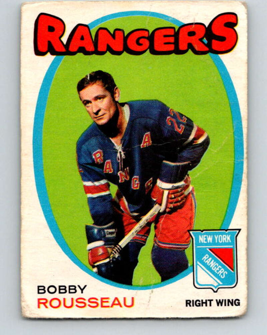 1971-72 O-Pee-Chee #218 Bobby Rousseau  New York Rangers  V9675