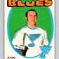 1971-72 O-Pee-Chee #222 Carl Brewer  St. Louis Blues  V9689