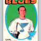 1971-72 O-Pee-Chee #222 Carl Brewer  St. Louis Blues  V9692