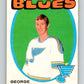 1971-72 O-Pee-Chee #223 George Morrison  RC Rookie St. Louis Blues  V9696