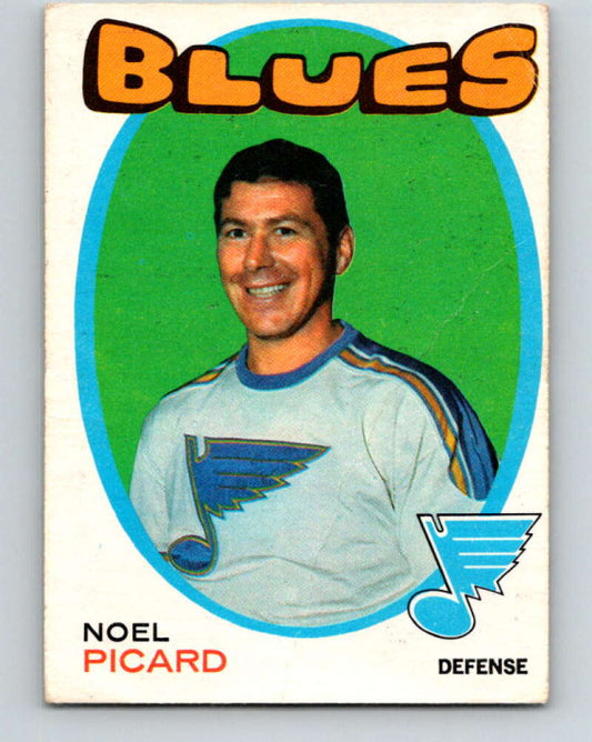 1971-72 O-Pee-Chee #224 Noel Picard  St. Louis Blues  V9698