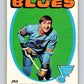 1971-72 O-Pee-Chee #227 Jim Lorentz  St. Louis Blues  V9708