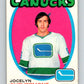 1971-72 O-Pee-Chee #232 Jocelyn Guevremont  RC Rookie Vancouver Canucks  V9732