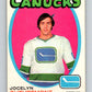 1971-72 O-Pee-Chee #232 Jocelyn Guevremont  RC Rookie Vancouver Canucks  V9734