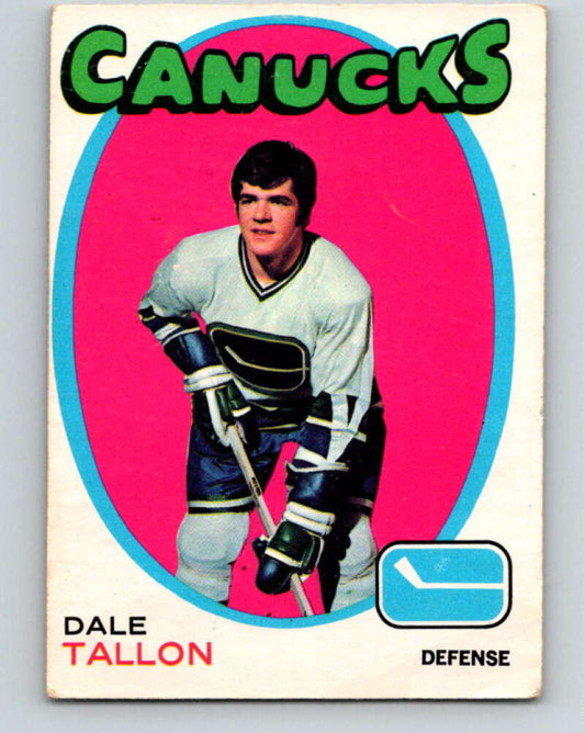 1971-72 O-Pee-Chee #234 Dale Tallon  Vancouver Canucks  V9738