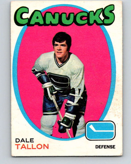 1971-72 O-Pee-Chee #234 Dale Tallon  Vancouver Canucks  V9739