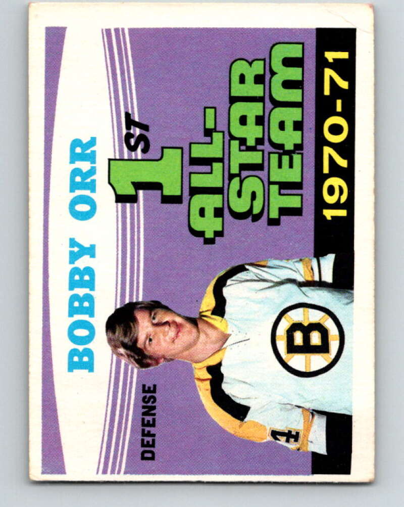 1971-72 O-Pee-Chee #251 Bobby Orr AS  Boston Bruins  V9817