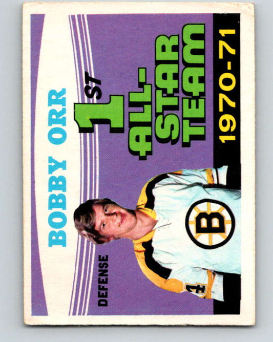 1971-72 O-Pee-Chee #251 Bobby Orr AS  Boston Bruins  V9818