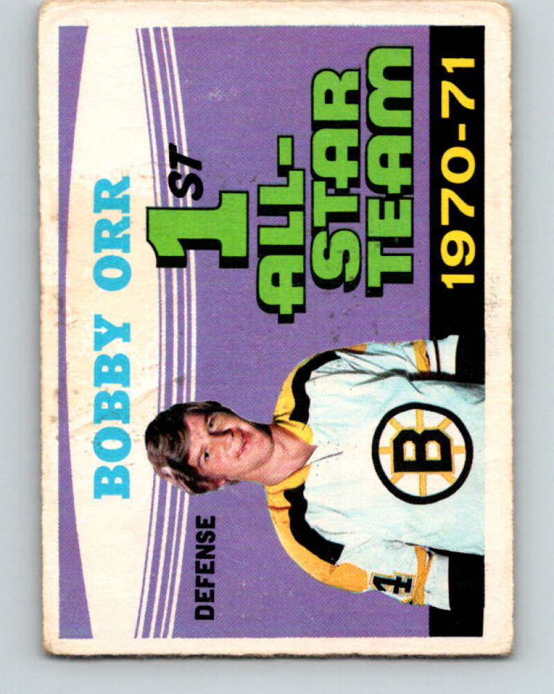 1971-72 O-Pee-Chee #251 Bobby Orr AS  Boston Bruins  V9822