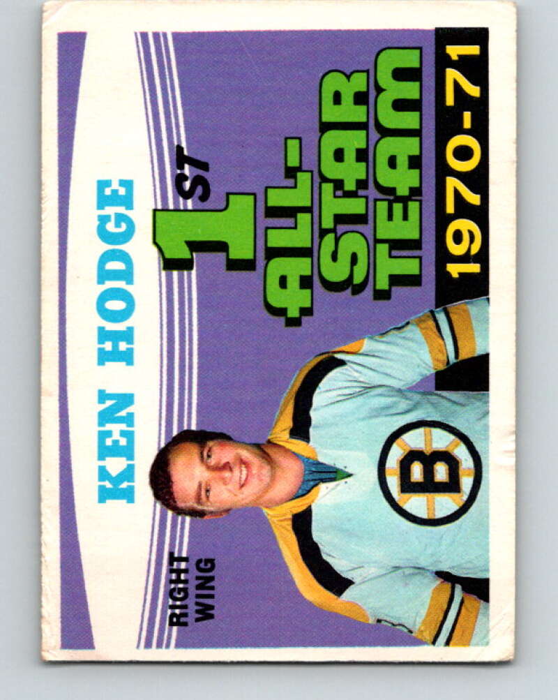 1971-72 O-Pee-Chee #254 Ken Hodge AS  Boston Bruins  V9838